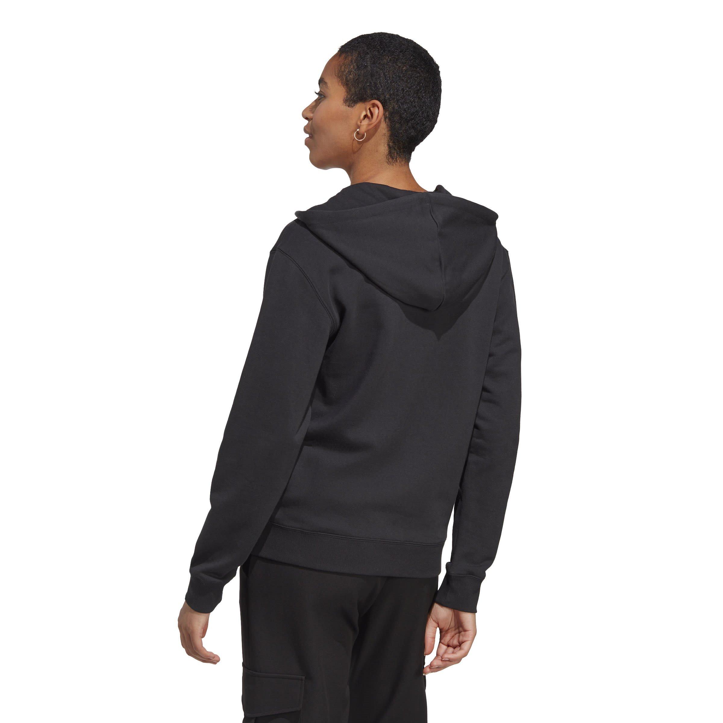 adidas Essentials Linear Full Zip French Terry Hoodie Womens