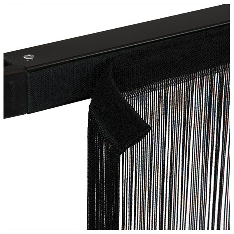 Wentex String Curtain 3x3m zwart Pipe & Drape