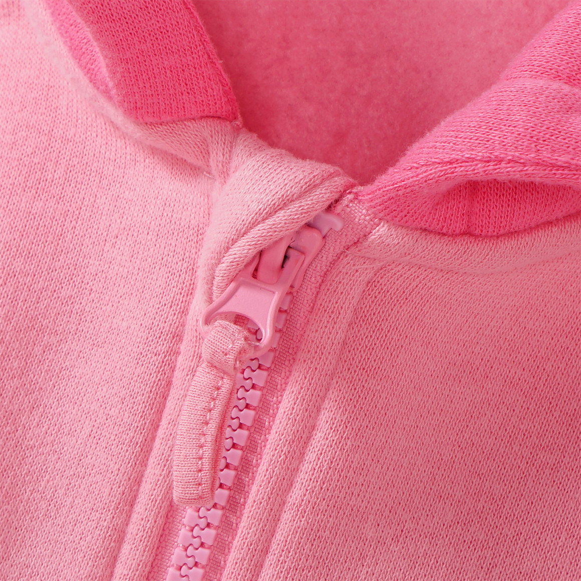 Yigga Mädchen Sweatjacke mit Kapuze pink / rosa