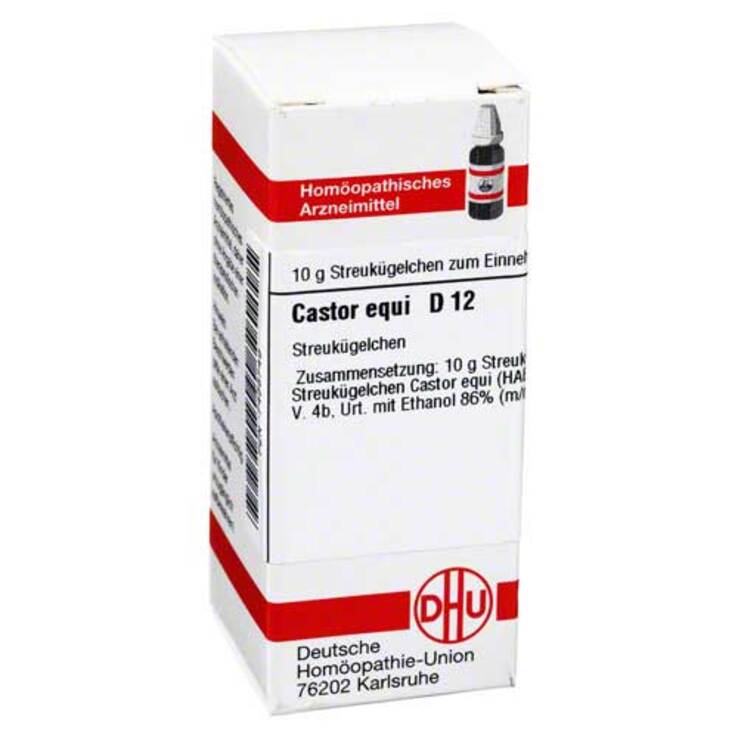 DHU Castor equi D 12 Globuli, 10 g