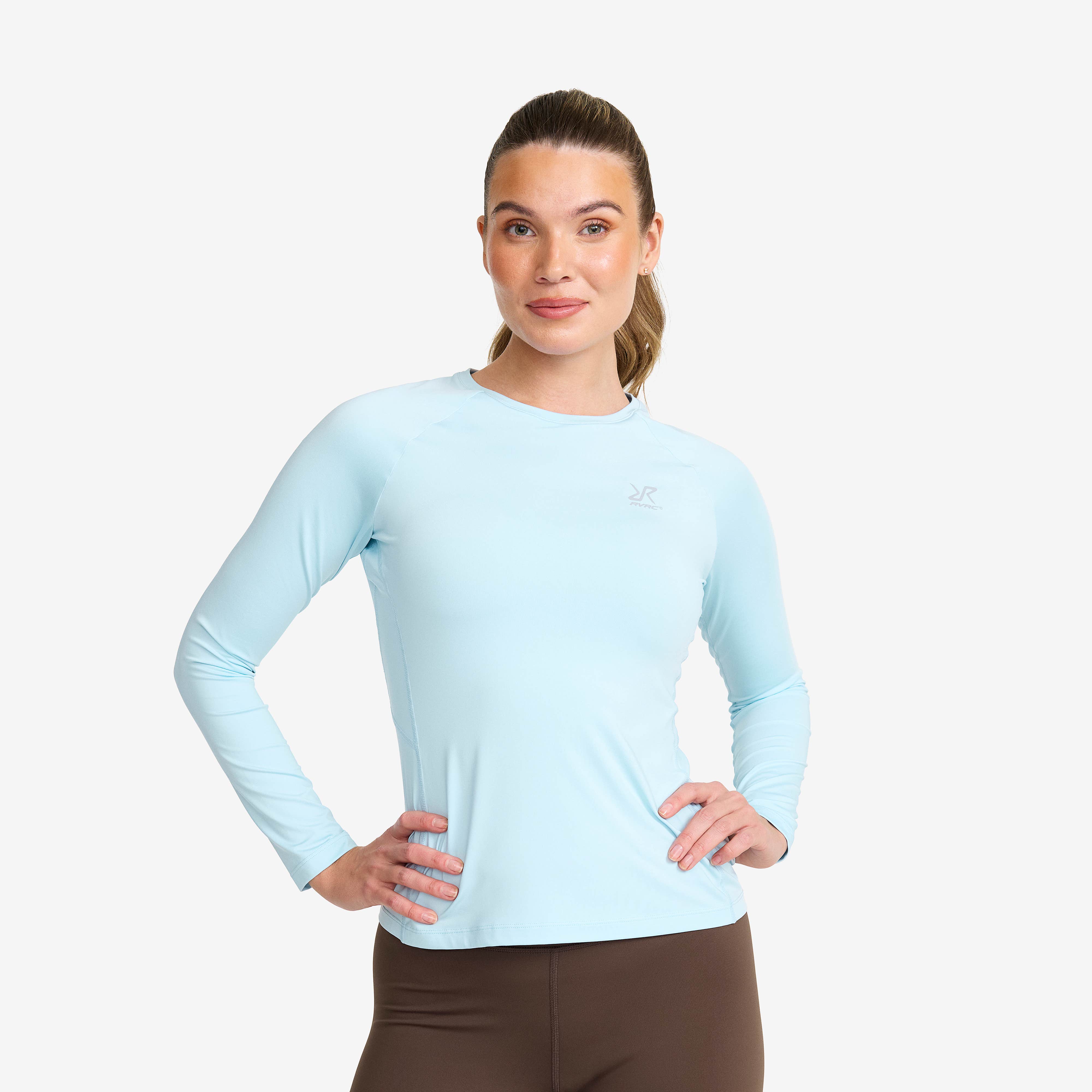 Stride Active Long-sleeved T-shirt Dame Cool Blue