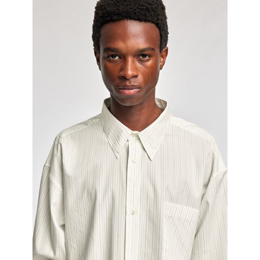 Annarr Volund-Stripe Tex Skjorte, Beige Structure, XL