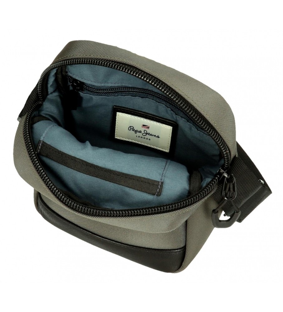 Bolsa de ombro pequena verde Leighton da Pepe Jeans
