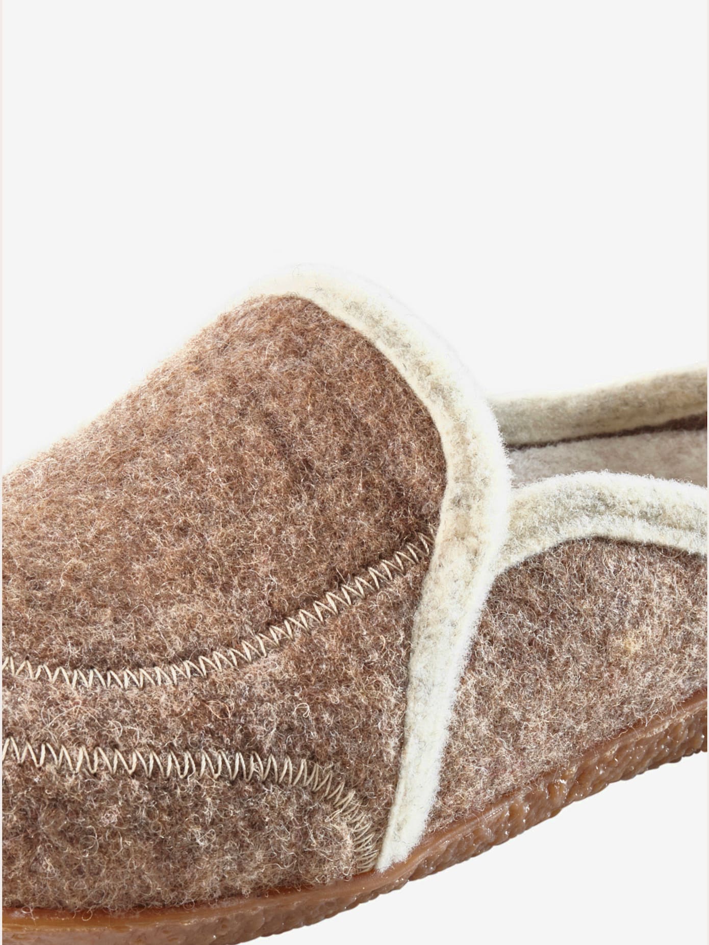 Chaussons dessus en feutre de laine