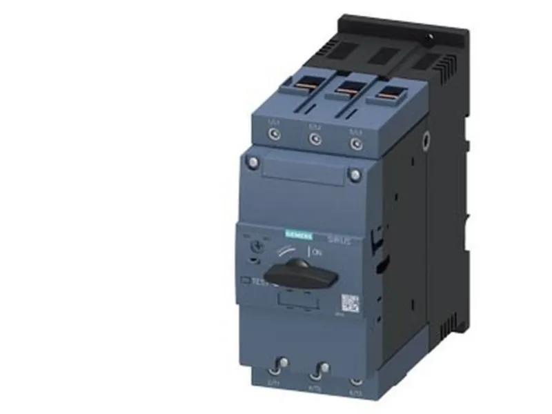 Siemens 3RV2041-4MA10 Effektafbryder 1 stk Indstillingsområde (strøm): 80 - 100 A Koblingsspænding (max.): 690 V/AC (B x H x T) 70 x 165 x 176 mm