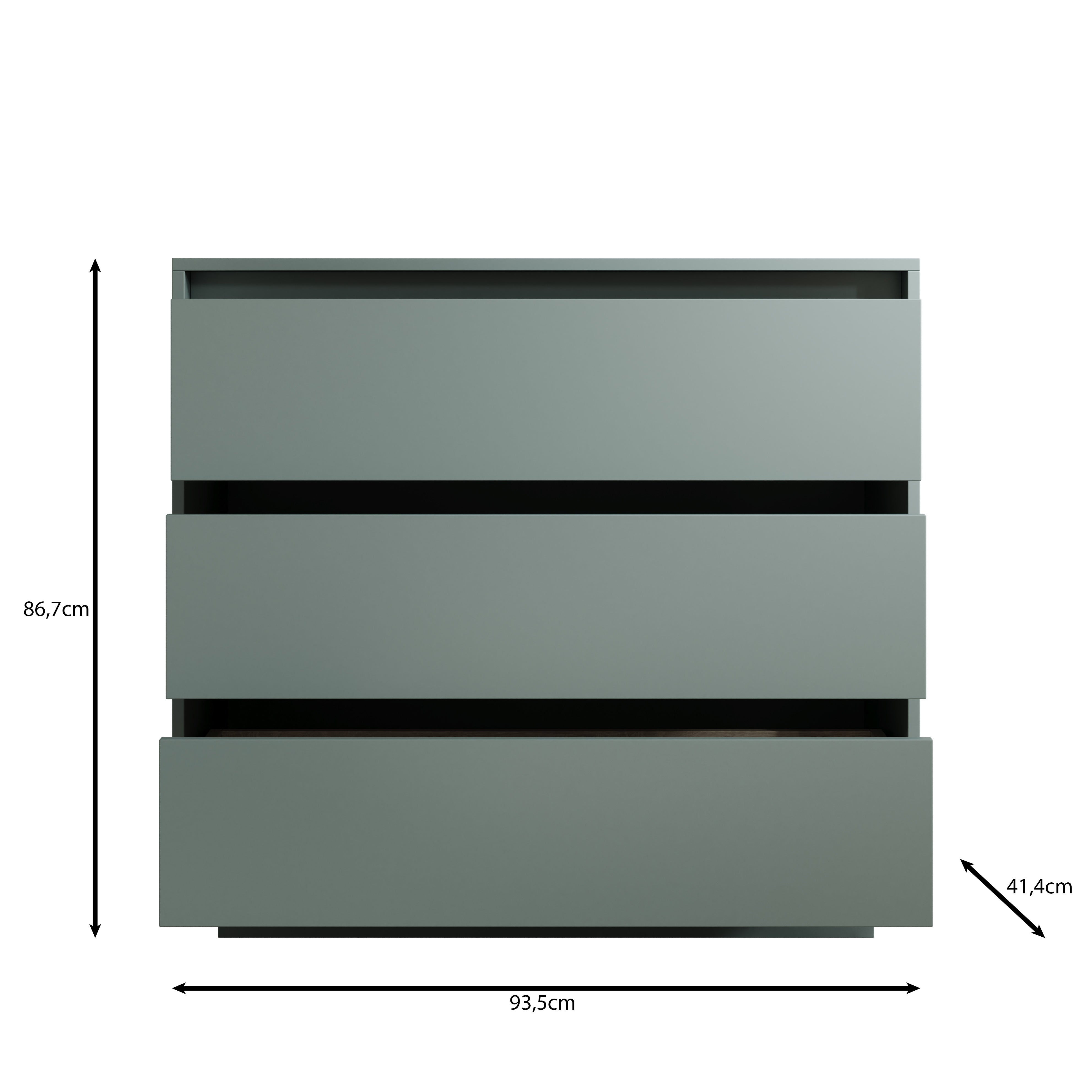 Tivaro - Ladekast - Beige - 94x41x87 cm