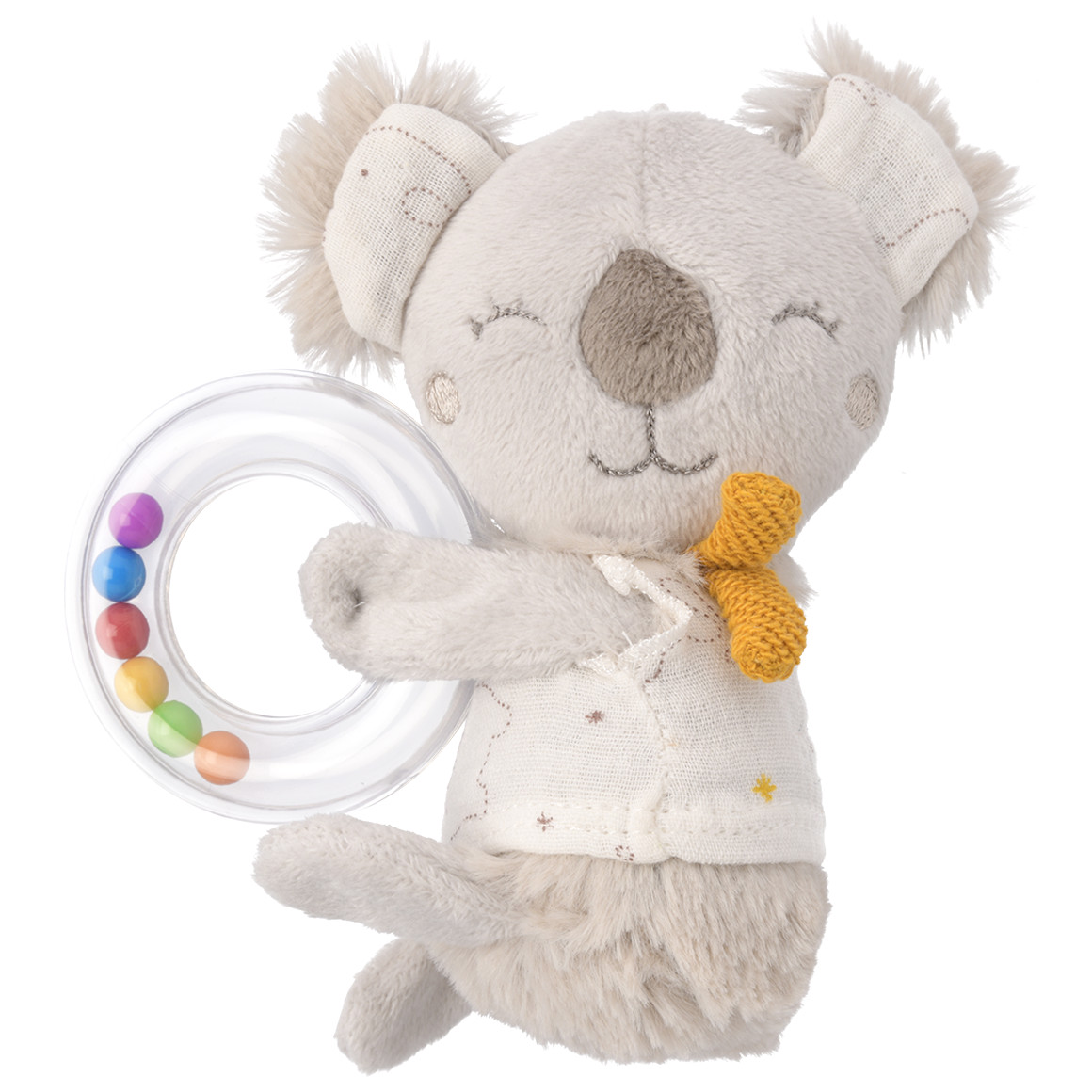 Topomini Baby Rassel-Greifling im Koala-Design hellgrau