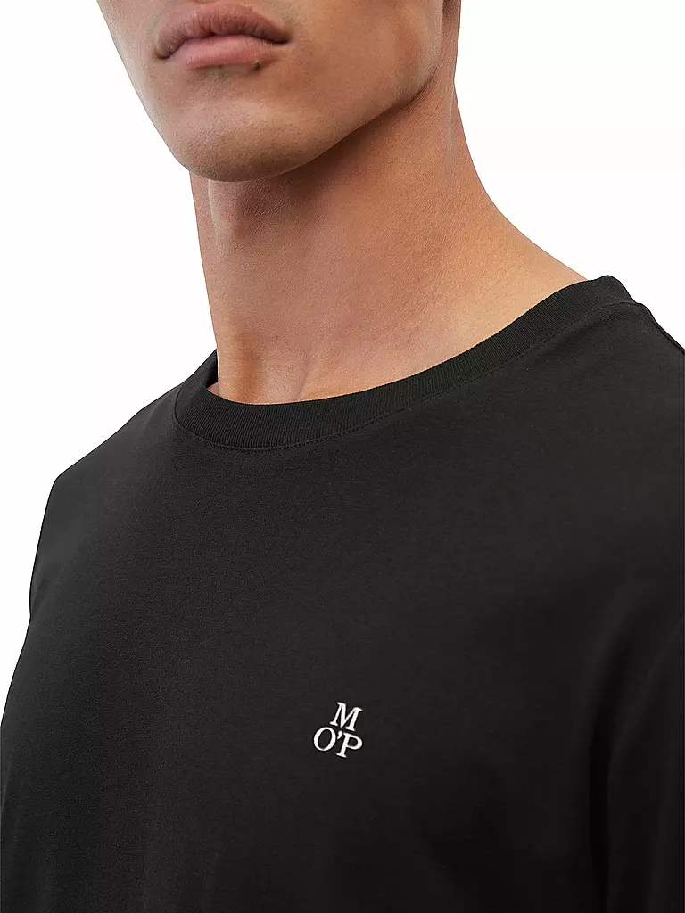MARC O'POLO Langarmshirt  schwarz