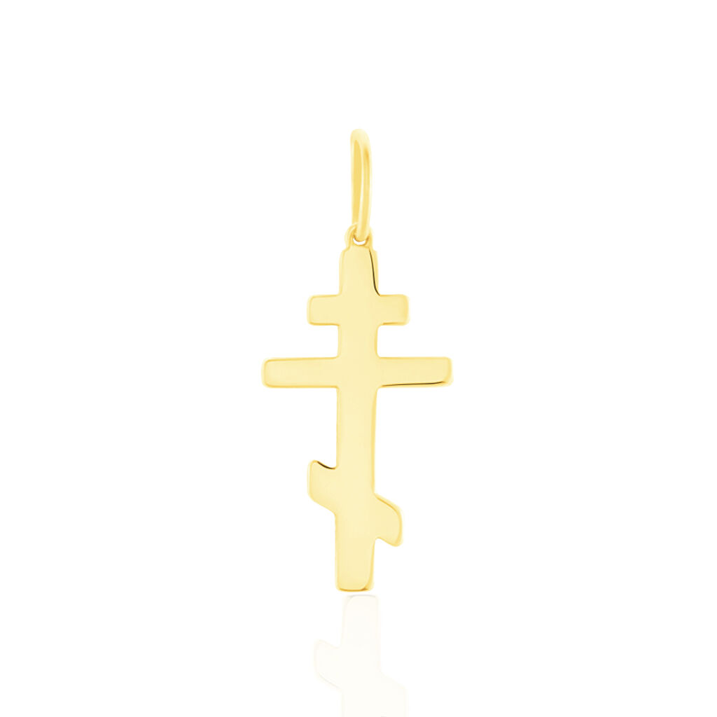 Pendentif Cobeia Orthodoxe Or Jaune