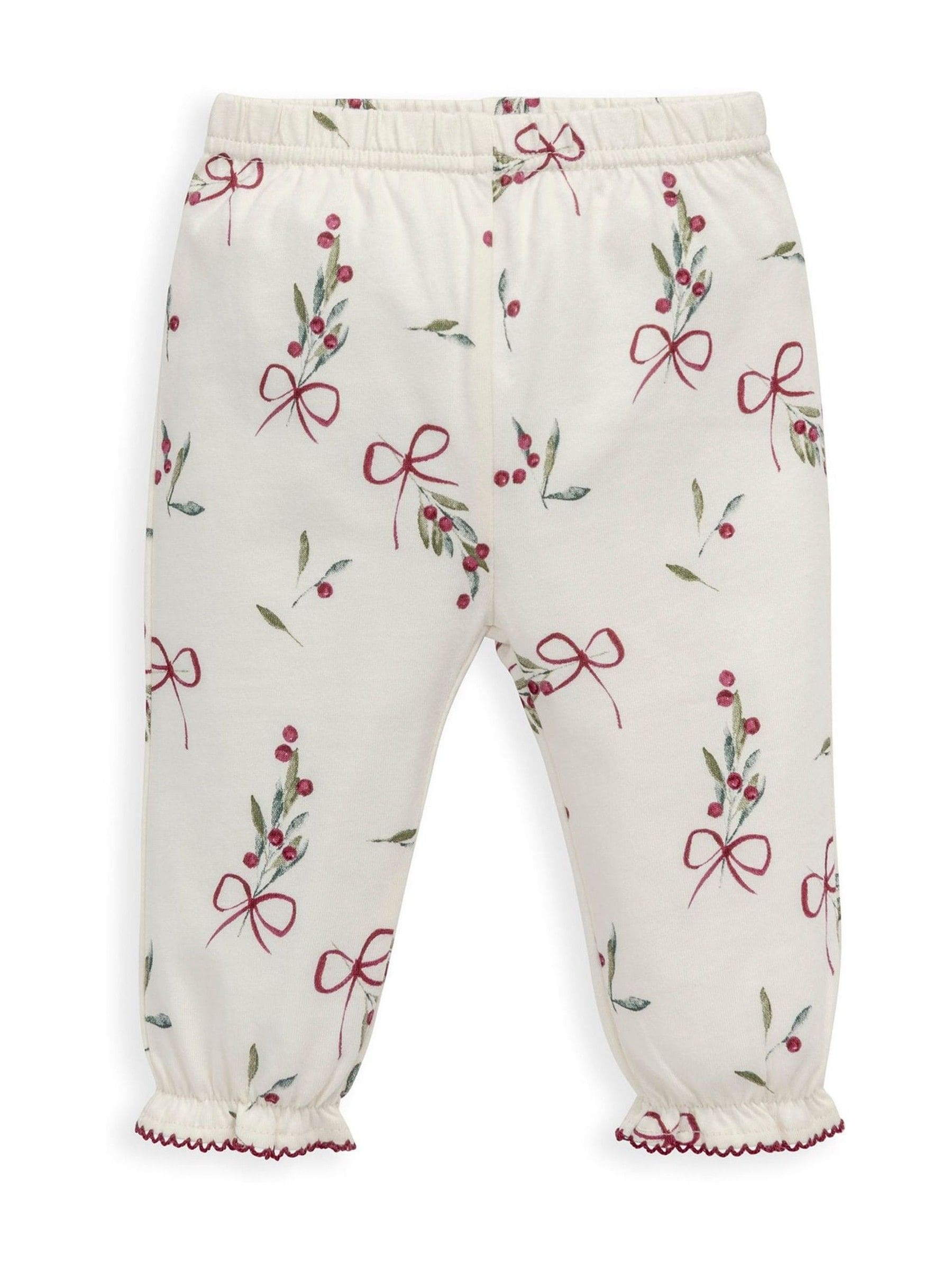 Mamas & Papas rode Kerstmis Pyjama's met maretak Print