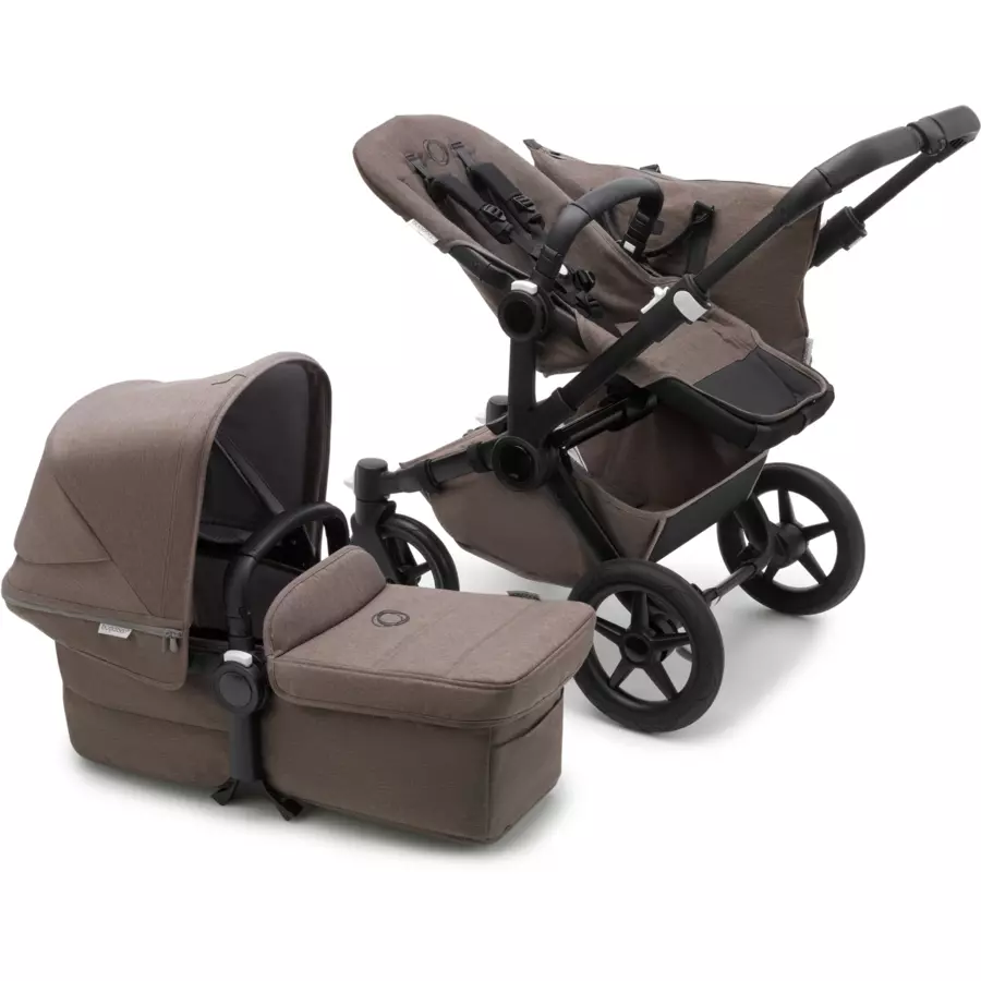 bugaboo Kombikinderwagen Donkey 5 Mineral Mono Complete BlackTaupe