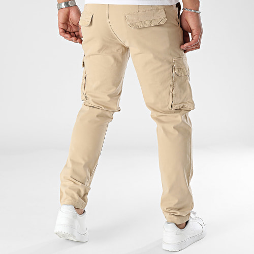 Pantalon Chino Slim Beige Clair