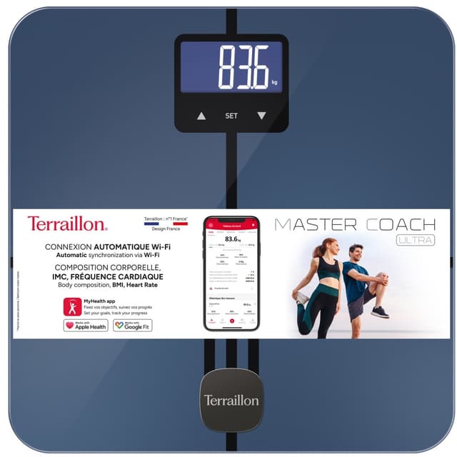 Terraillon Personvåg Master Coach Ultra Wifi & BMI 180 kg