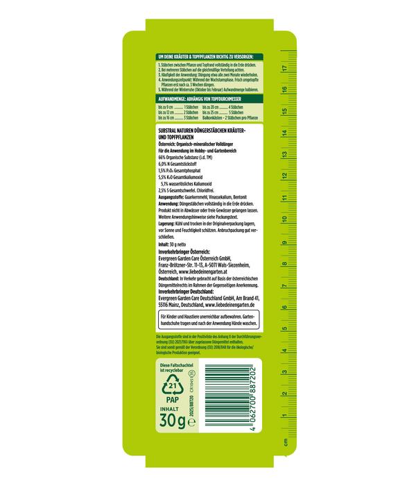 Substral® Naturen® Bio Düngestäbchen, 30