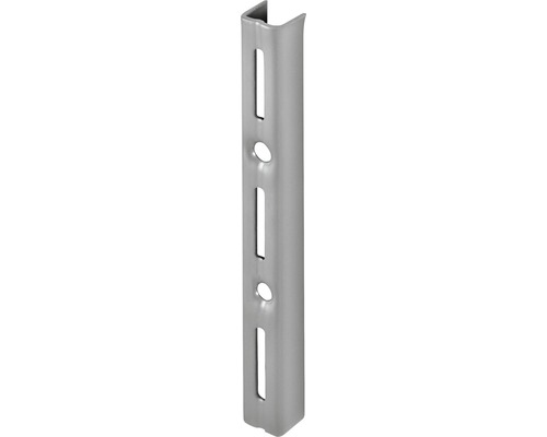 Wandrail, enkele rij, 145 mm, zilver