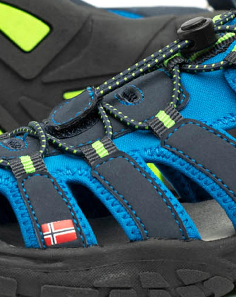 Trekking-SandaKids KVALVIKA in navy/viper green