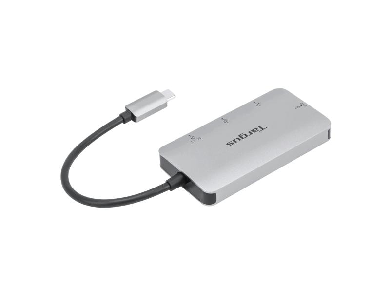 Targus USB-Hub ACH228EU USB-C 4-Port 4-Port USB-C auf USB-C und USB-A Hub