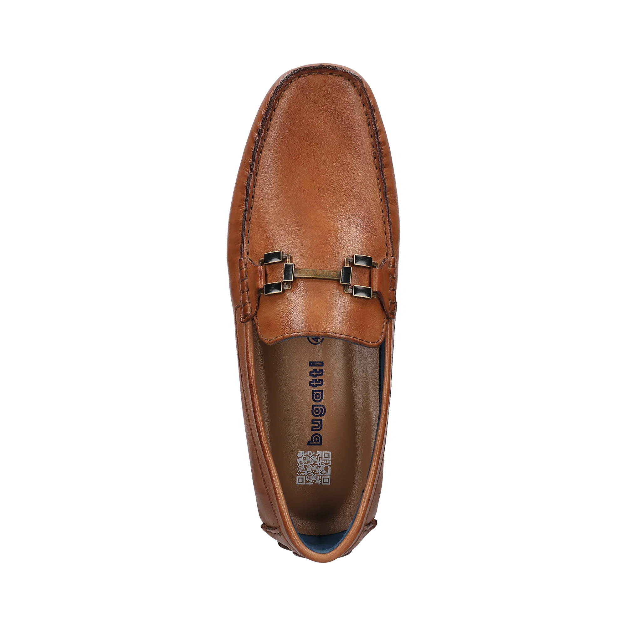 Leder Mokassin cognac