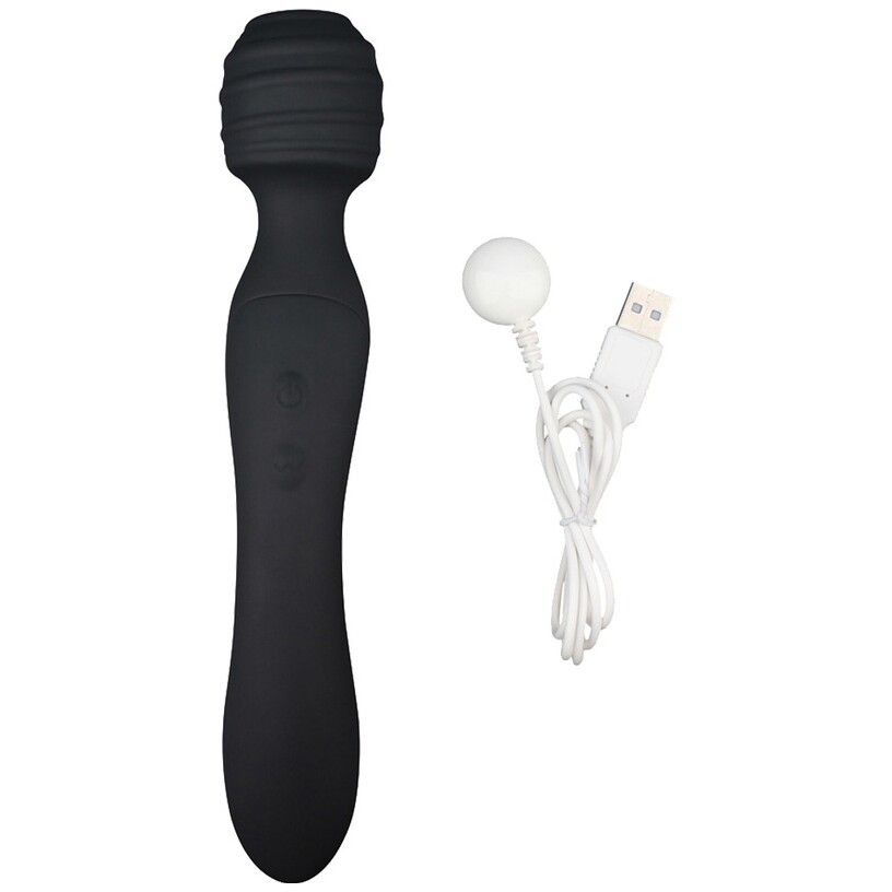 Vibromasseur rechargeable 2-en-1