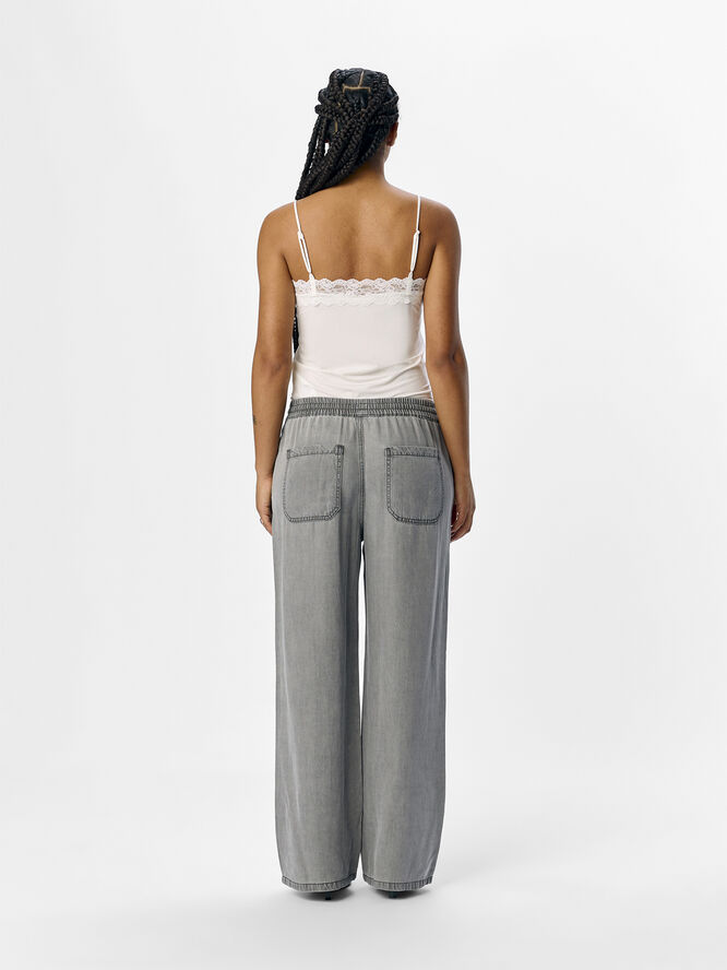 Object OBJFRAME MW PANTS 132 Light grey denim