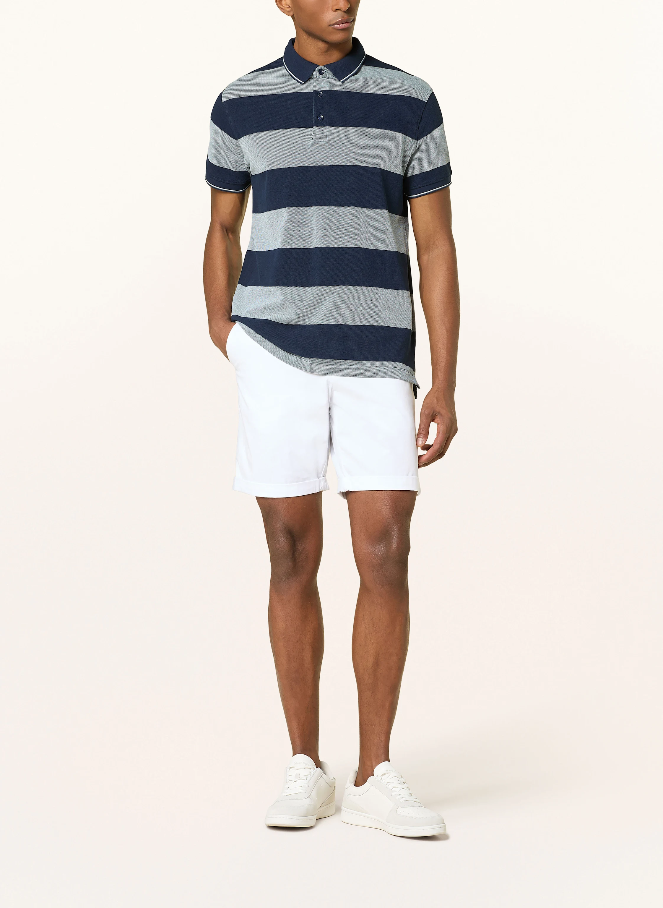 STROKESMAN'S Piqué-Poloshirt
