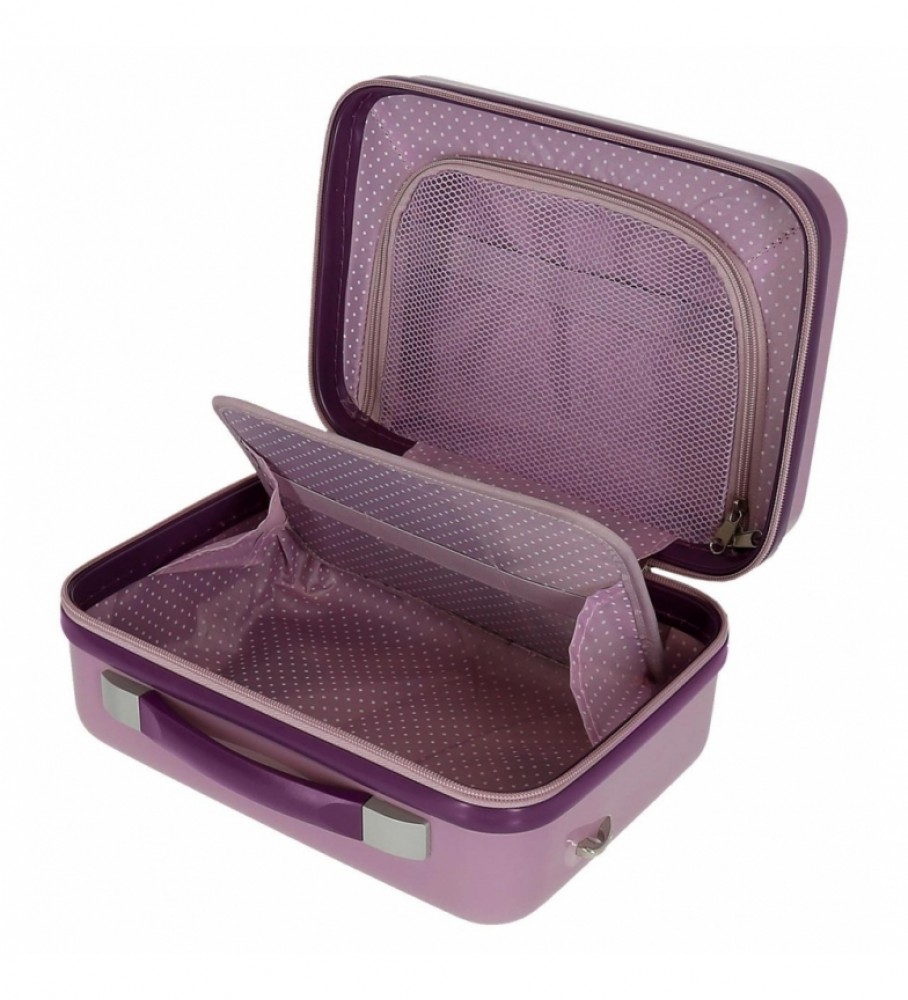 Bolsa Joumma Neceser ABS Nature is magical adaptable lila -29x21x15cm-