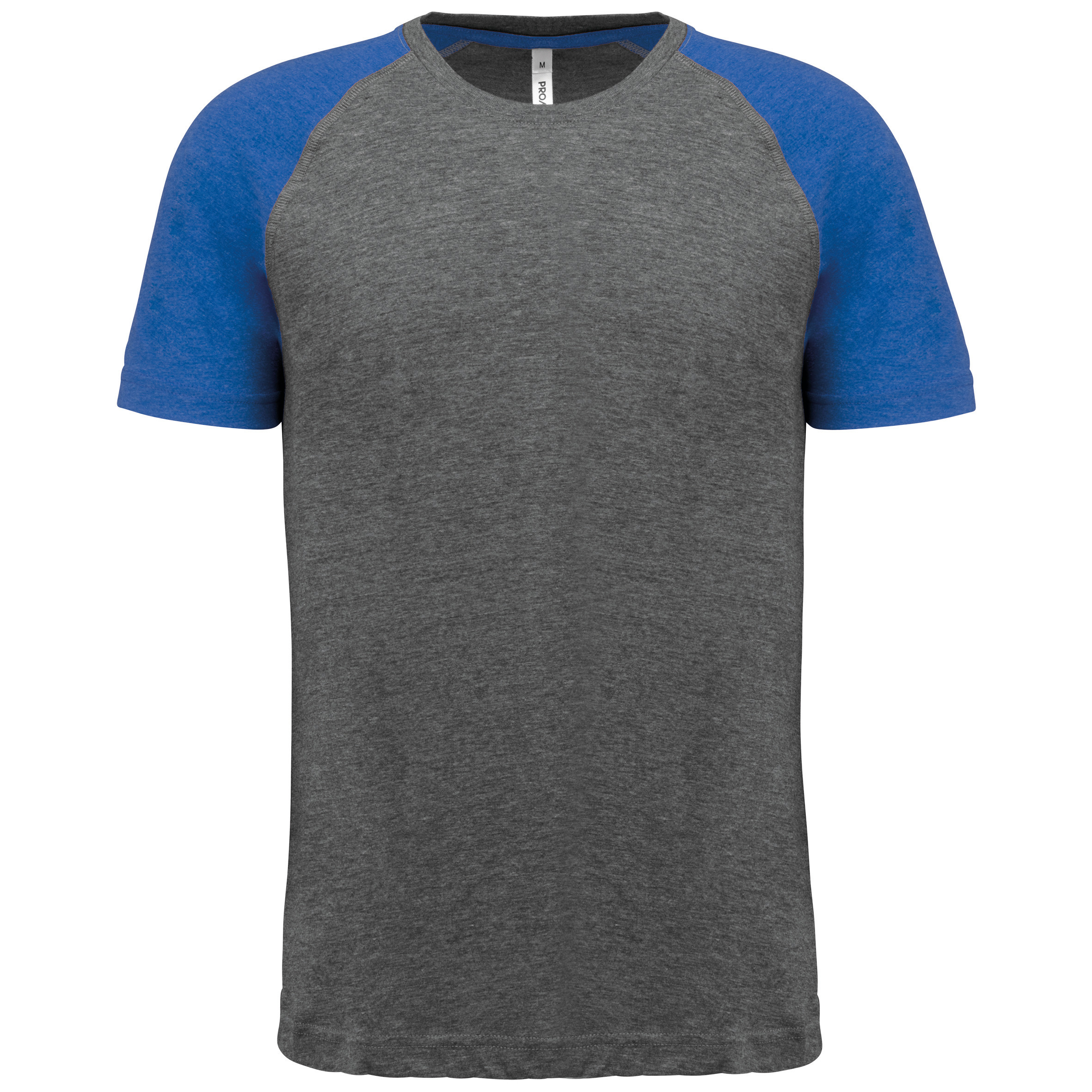 Proact PA4010 - T-shirt Triblend bicolore sport manches courtes adulte