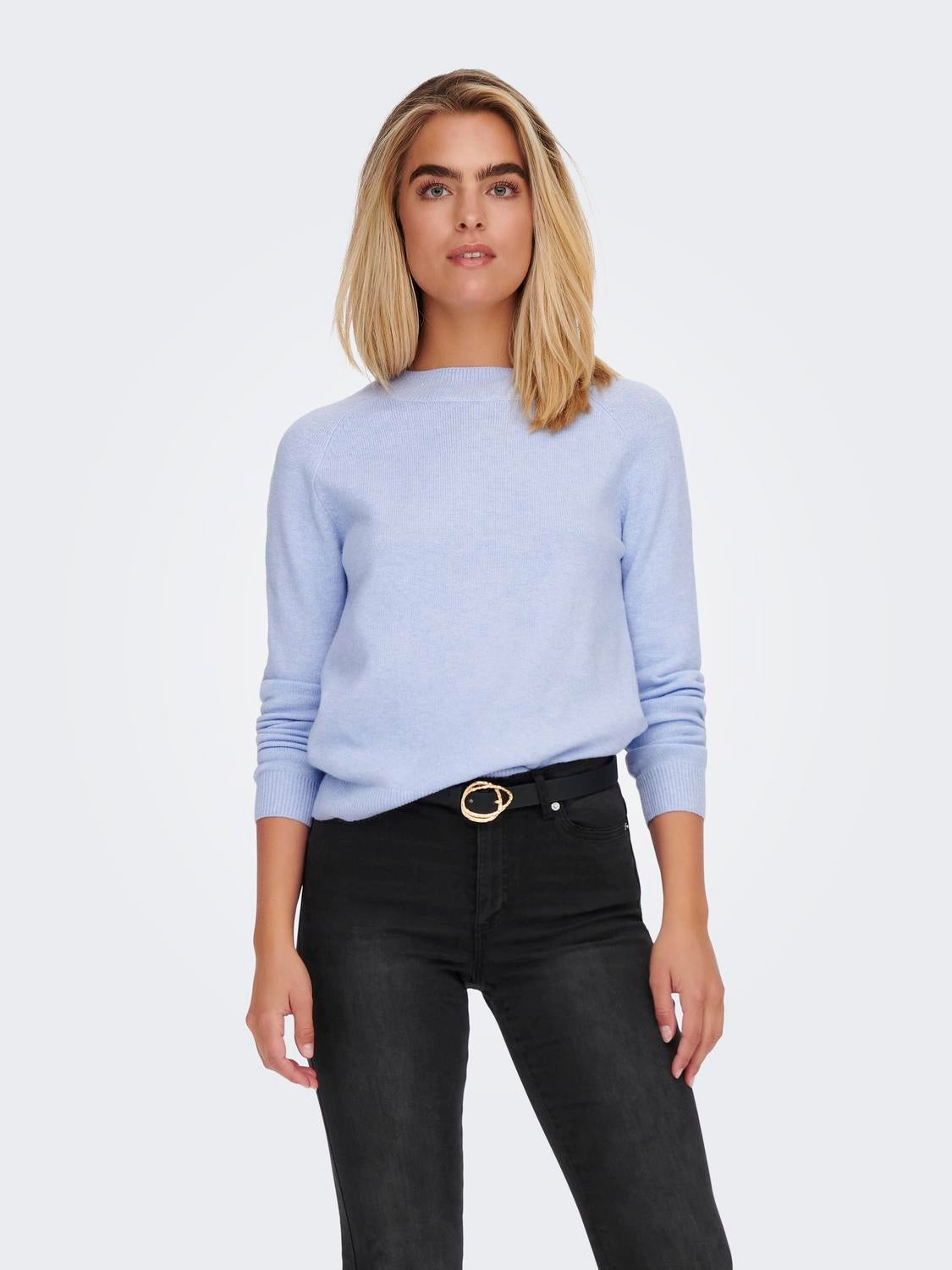 ONLRICA Strickpullover Grapemist