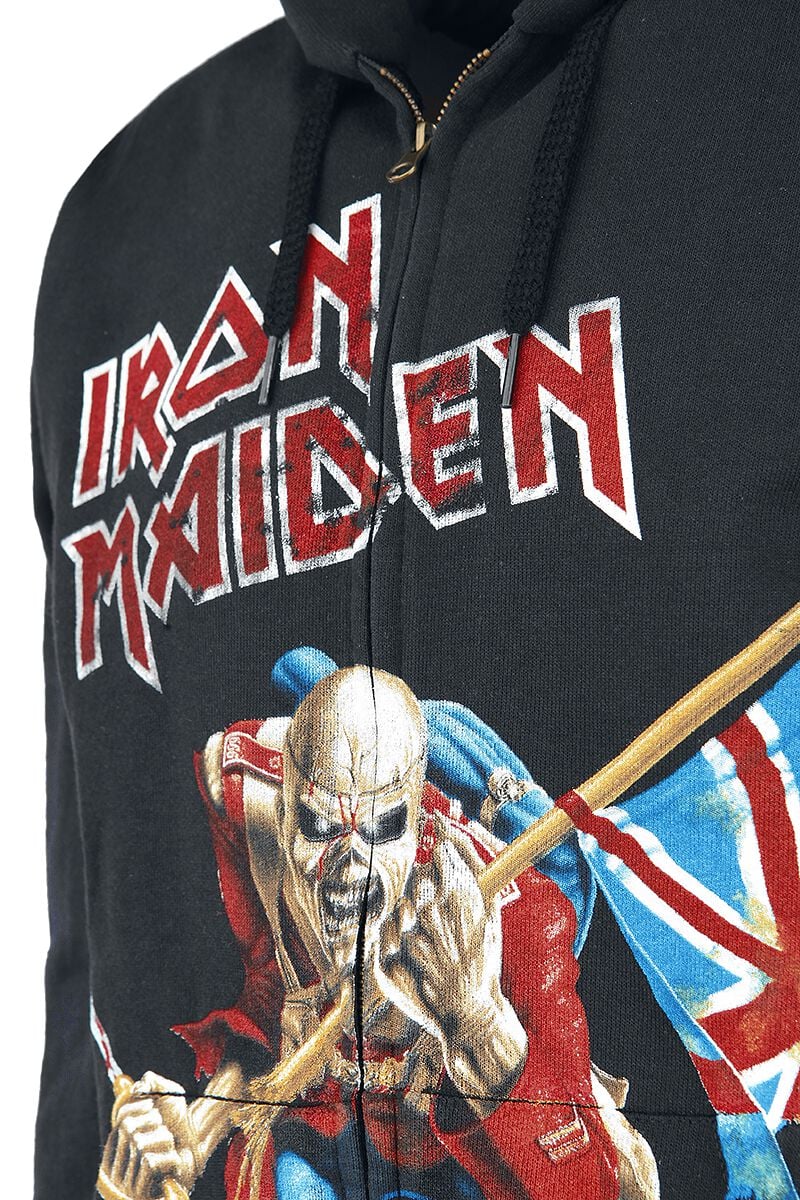 The Trooper - Battlefield | Iron Maiden Sweat-shirt zippé à capuche