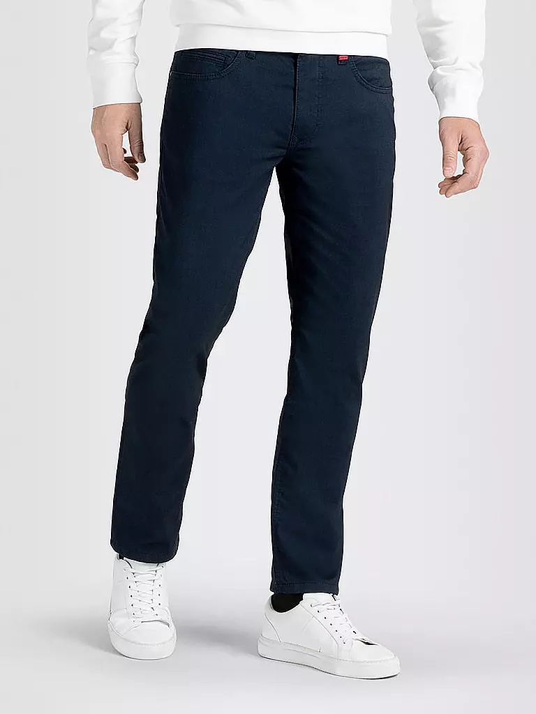 MAC Wollhose Modern Fit ARNE (Lang) blau