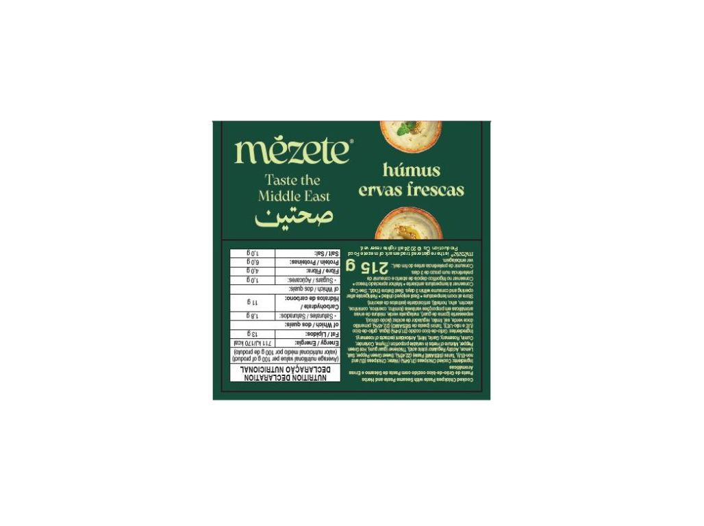 HÚMUS MÉZETE C/ ERVAS 215G