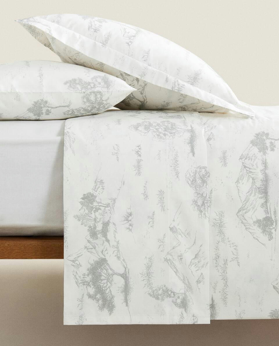 CAPA DE EDREDOM TOILE DE JOUY
