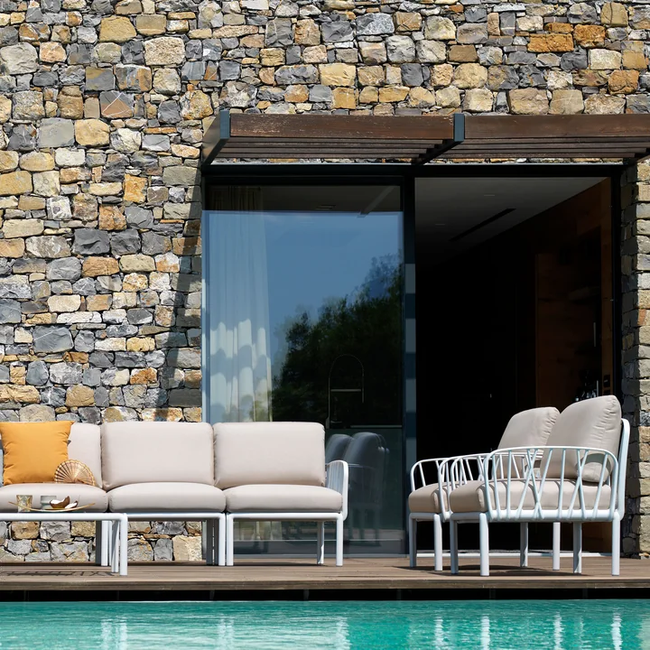 Nardi - Komodo Modulsofa Eckelement, anthrazit / grau