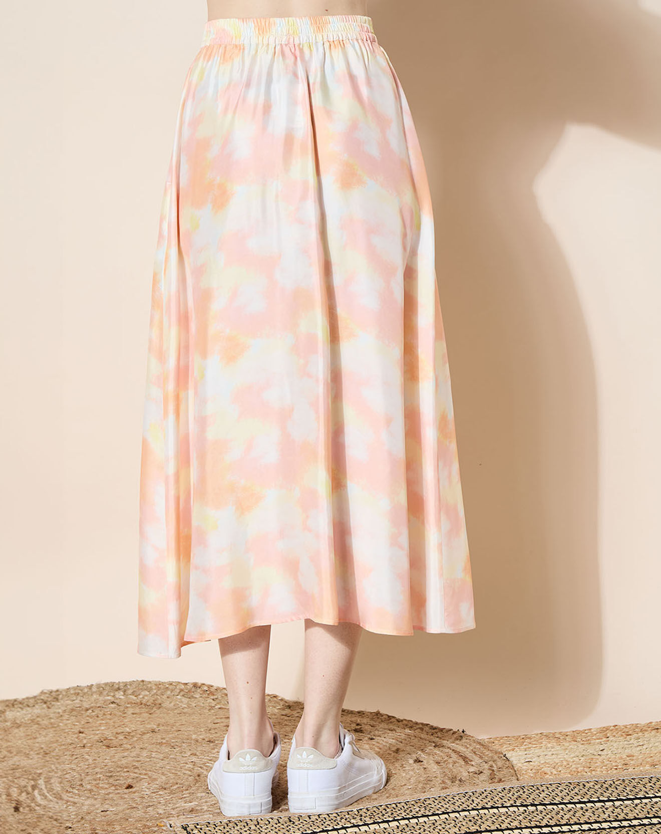 Galeries Lafayette Jupe Polly tie & dye multicolore