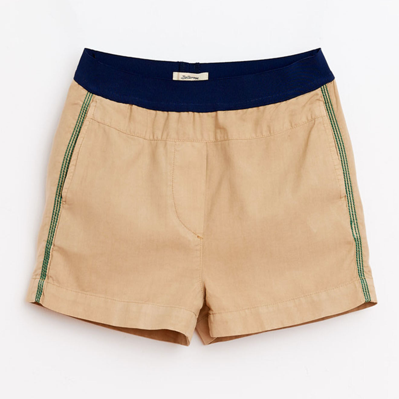 Bellerose Short Alison en Coton mélangé beige