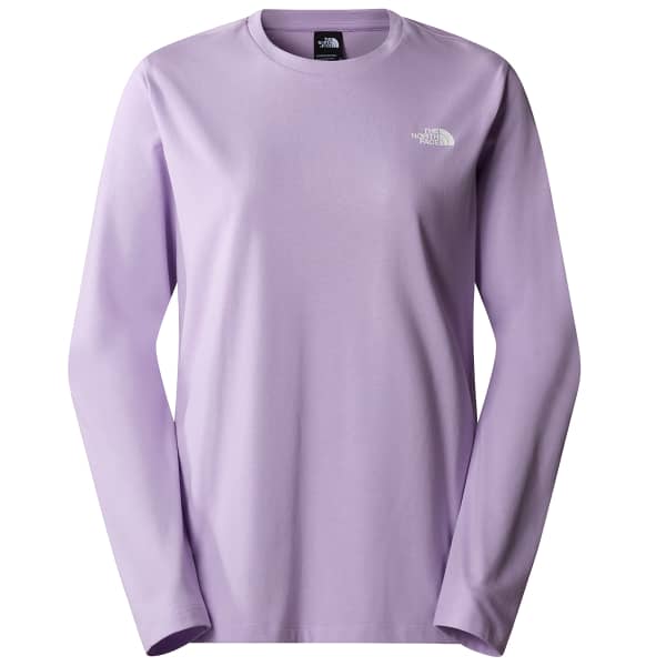 T-shirt randonnée THE NORTH FACE W L/S SIMPLE DOME TEE LITE LITE LILAC
