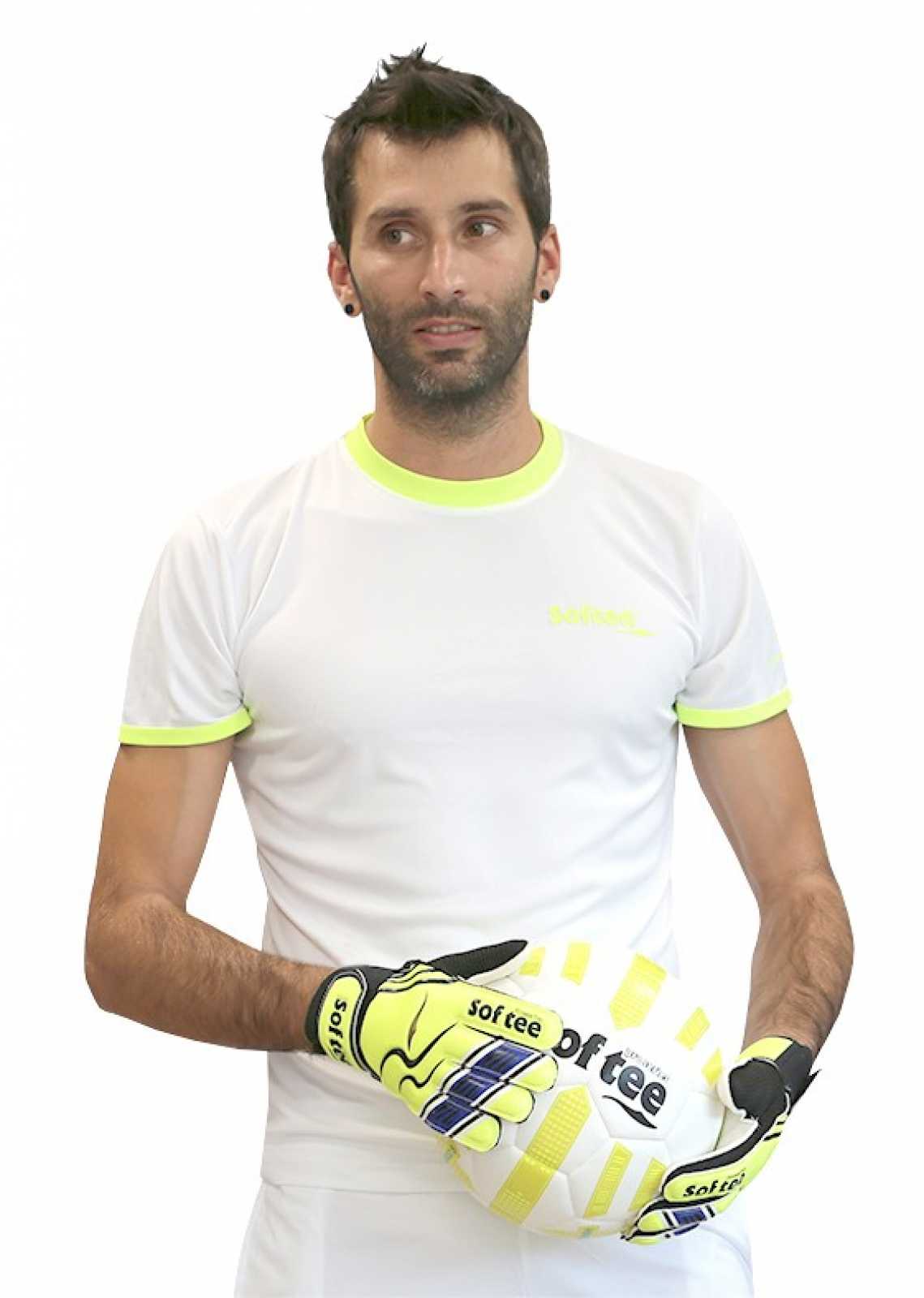 Luvas de goleiro Softee Two of America, tamanho 6