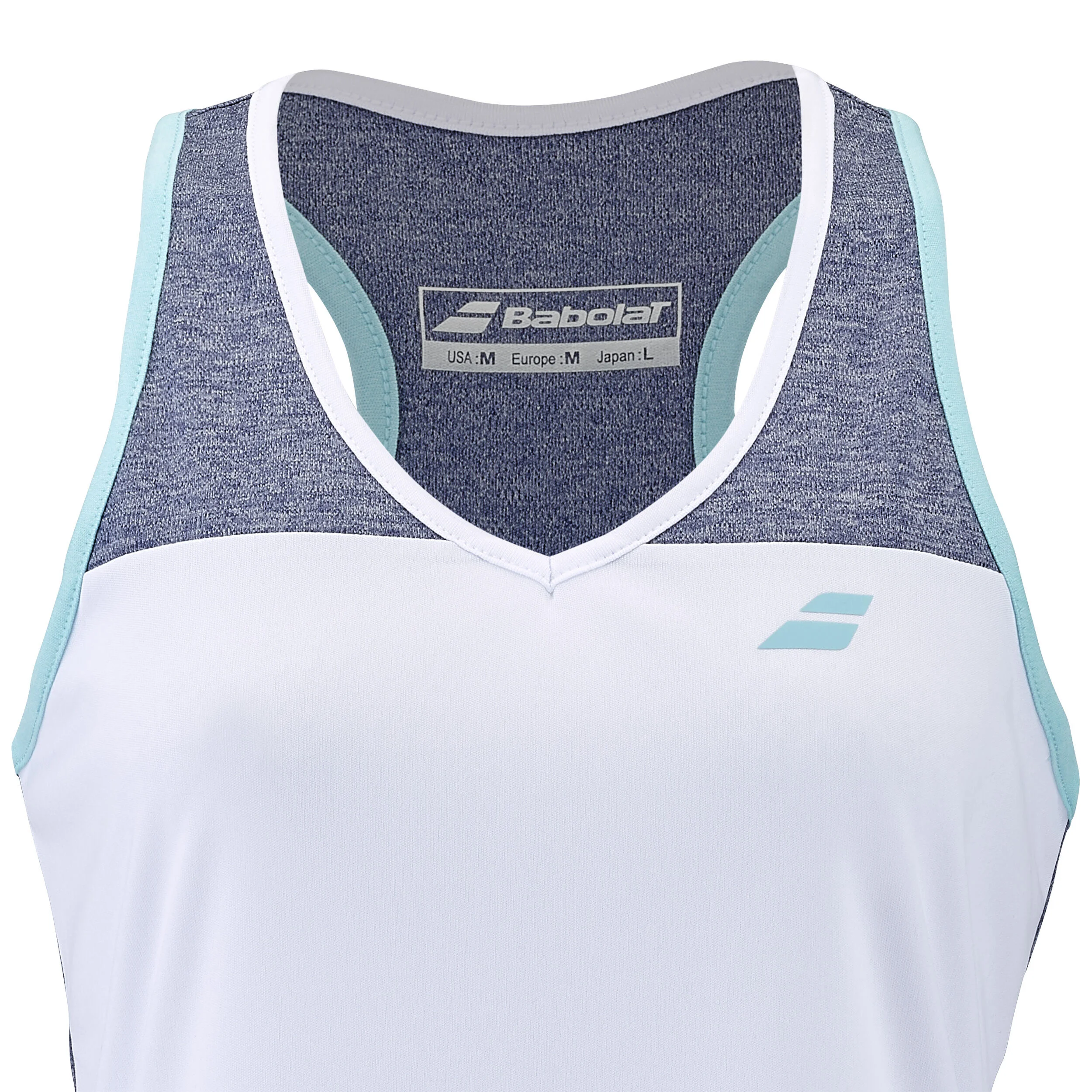 Babolat Play Débardeur Tank Top Femmes - Blanc , Bleu