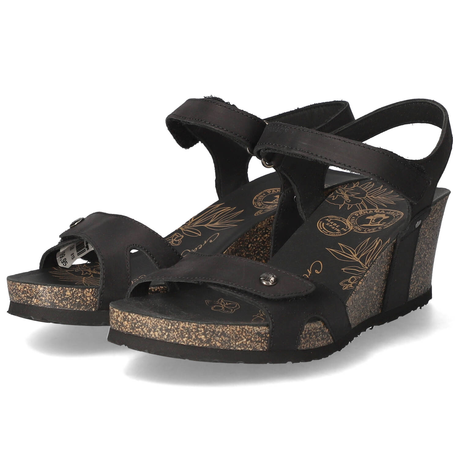Panama Jack Keilsandaletten JULIA - black