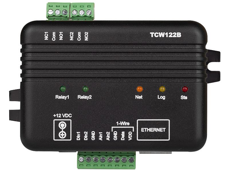 Teracom Netzwerk IP Remote IO Module TCW122B-CM Ethernet IP Modul mit analogen und digitalen Eingängen sowie Relaisausgang