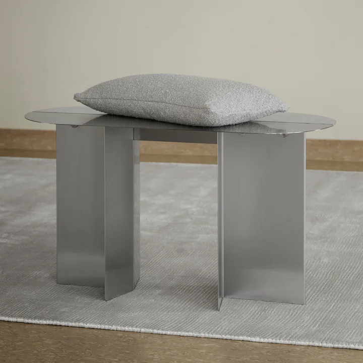 Blomus - Oru Sitzbank, 80 x 45 cm, Edelstahl matt