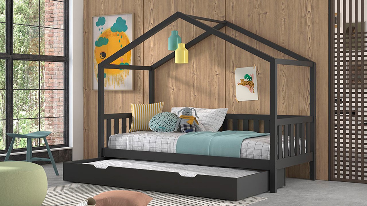 Huisbed Dallas met textielset