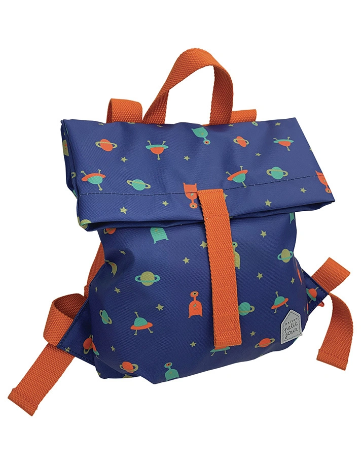 Kinder-Rucksack GALAXIE – MINI KURIER (32x29x3) in blau