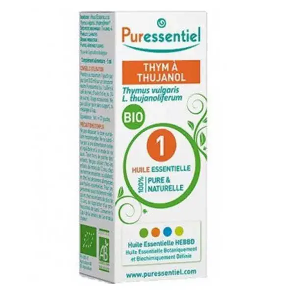 Óleo Essencial de Tomilho Orgânico Puressentiel com Tujanol 5ml