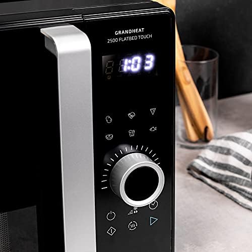 Cecotec Micro ondes numériques sans plaque GrandHeat 2010 Flatbed Steel. Puissance 700 W, Capacité 20 Litres, Grille 900 Watt, 9 Fonctions préréglées, Démarrage rapide, Nettoyage facile. : Cuisine et Maison