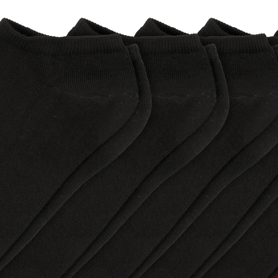 VanVaan 6 Paar Herren Sneaker-Socken im Set schwarz