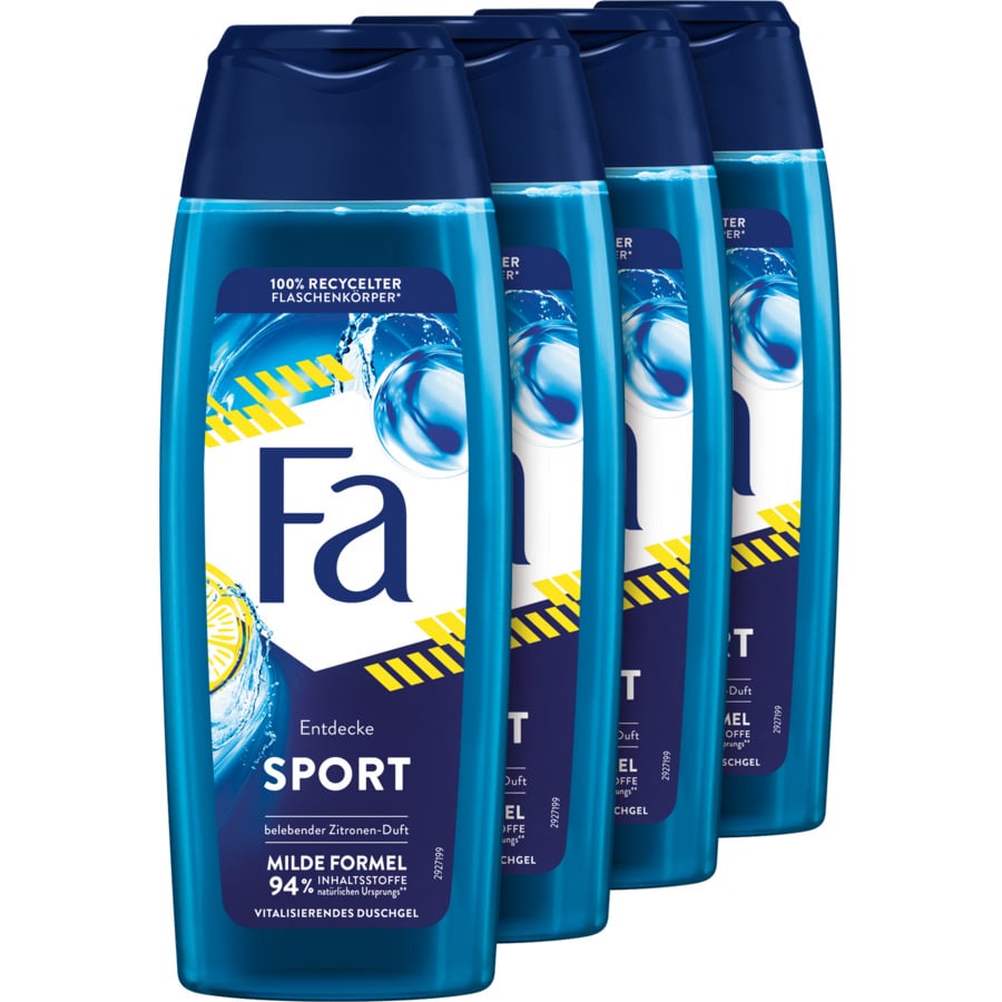 Fa Duschgel Men Attraction Force 4 x 250 ml