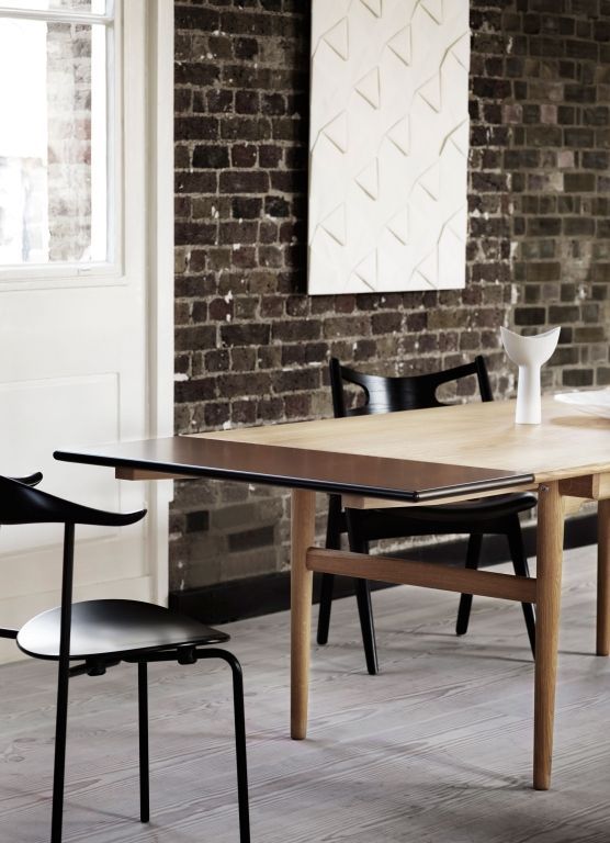 Carl Hansen & Son CH88T Powdercoated stoel Anthracite Grey
