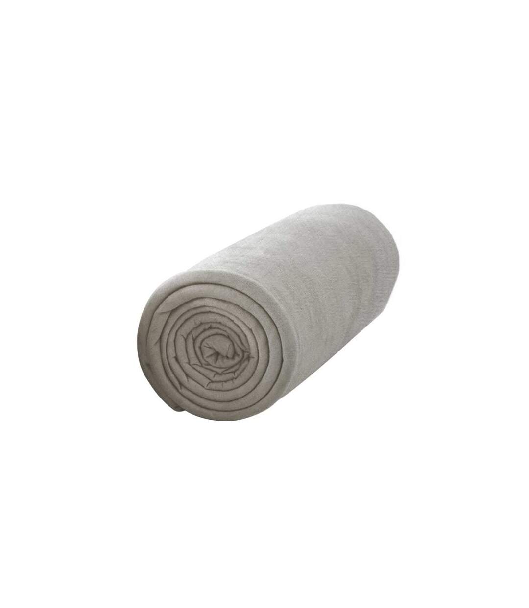 Paris Prix - Drap Housse Today Mastic 140x190cm