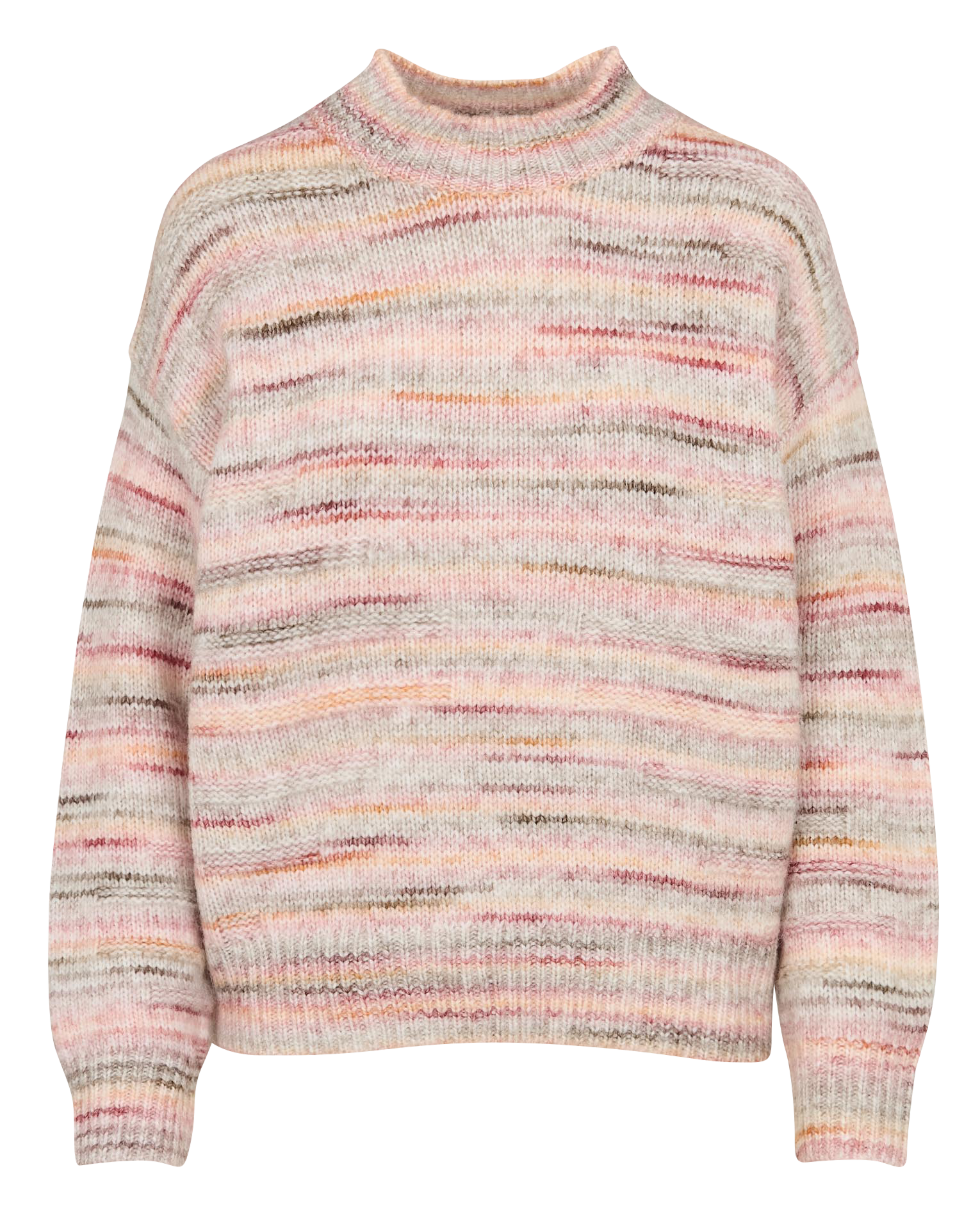 CECILIO - Pull oversize à col montant | Blanc